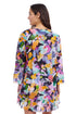 Gottex Profile By Gottex Holi V-Neck Mesh Flounce Tunic
